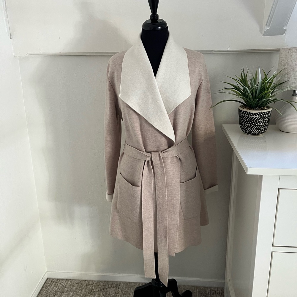 Boden Caroline Coatigan Coat / Sweater in Camel